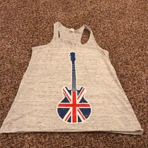 Union Jack guitar tank